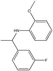 N-[1-(3-fluorophenyl)ethyl]-2-methoxyaniline Struktur