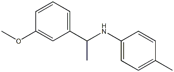 N-[1-(3-methoxyphenyl)ethyl]-4-methylaniline Struktur