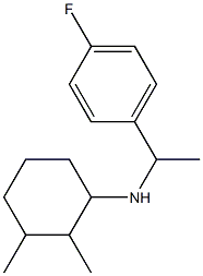 N-[1-(4-fluorophenyl)ethyl]-2,3-dimethylcyclohexan-1-amine Struktur