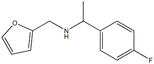 N-[1-(4-fluorophenyl)ethyl]-N-(2-furylmethyl)amine Struktur