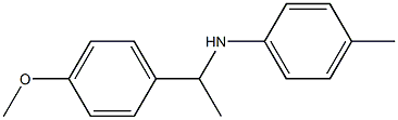 N-[1-(4-methoxyphenyl)ethyl]-4-methylaniline Struktur