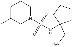 N-[1-(aminomethyl)cyclopentyl]-3-methylpiperidine-1-sulfonamide Struktur