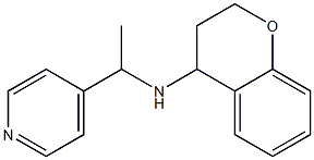 N-[1-(pyridin-4-yl)ethyl]-3,4-dihydro-2H-1-benzopyran-4-amine Struktur