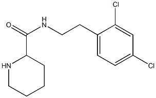 N-[2-(2,4-dichlorophenyl)ethyl]piperidine-2-carboxamide Struktur