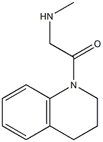 N-[2-(3,4-dihydroquinolin-1(2H)-yl)-2-oxoethyl]-N-methylamine Struktur