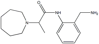 N-[2-(aminomethyl)phenyl]-2-azepan-1-ylpropanamide Struktur