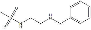 N-[2-(benzylamino)ethyl]methanesulfonamide Struktur