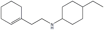 N-[2-(cyclohex-1-en-1-yl)ethyl]-4-ethylcyclohexan-1-amine Struktur