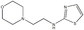 N-[2-(morpholin-4-yl)ethyl]-1,3-thiazol-2-amine Struktur