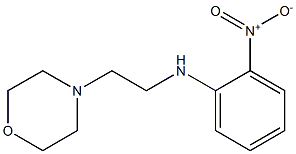 N-[2-(morpholin-4-yl)ethyl]-2-nitroaniline Struktur