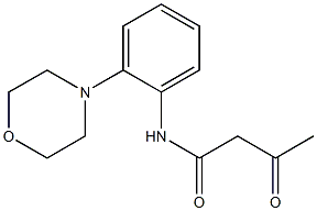 N-[2-(morpholin-4-yl)phenyl]-3-oxobutanamide Struktur