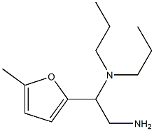 N-[2-amino-1-(5-methyl-2-furyl)ethyl]-N,N-dipropylamine Struktur