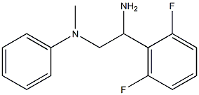 N-[2-amino-2-(2,6-difluorophenyl)ethyl]-N-methyl-N-phenylamine Struktur