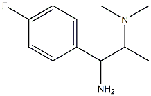 N-[2-amino-2-(4-fluorophenyl)-1-methylethyl]-N,N-dimethylamine Struktur