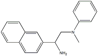 N-[2-amino-2-(naphthalen-2-yl)ethyl]-N-methylaniline Struktur