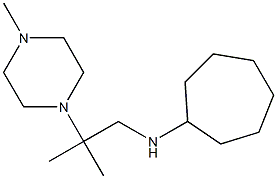 N-[2-methyl-2-(4-methylpiperazin-1-yl)propyl]cycloheptanamine Struktur