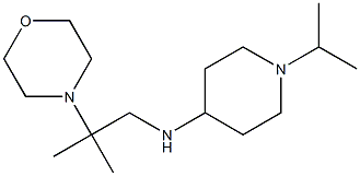 N-[2-methyl-2-(morpholin-4-yl)propyl]-1-(propan-2-yl)piperidin-4-amine Struktur