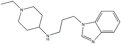 N-[3-(1H-1,3-benzodiazol-1-yl)propyl]-1-ethylpiperidin-4-amine Struktur