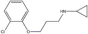 N-[3-(2-chlorophenoxy)propyl]cyclopropanamine Struktur