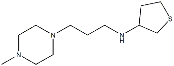 N-[3-(4-methylpiperazin-1-yl)propyl]thiolan-3-amine Struktur