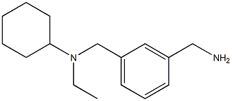 N-[3-(aminomethyl)benzyl]-N-cyclohexyl-N-ethylamine Struktur