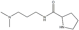 N-[3-(dimethylamino)propyl]pyrrolidine-2-carboxamide Struktur