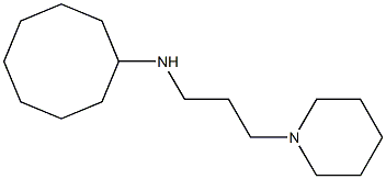 N-[3-(piperidin-1-yl)propyl]cyclooctanamine Struktur