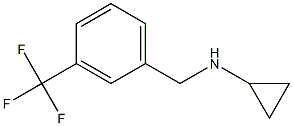 N-[3-(trifluoromethyl)benzyl]cyclopropanamine Struktur