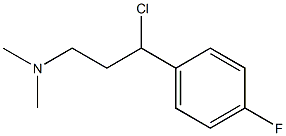 N-[3-chloro-3-(4-fluorophenyl)propyl]-N,N-dimethylamine Struktur