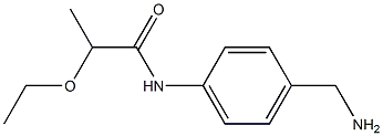 N-[4-(aminomethyl)phenyl]-2-ethoxypropanamide Struktur