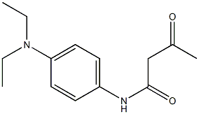 N-[4-(diethylamino)phenyl]-3-oxobutanamide Struktur