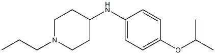 N-[4-(propan-2-yloxy)phenyl]-1-propylpiperidin-4-amine Struktur