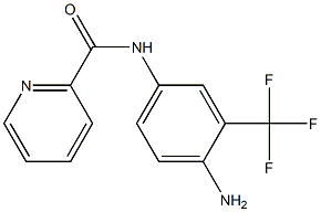 N-[4-amino-3-(trifluoromethyl)phenyl]pyridine-2-carboxamide Struktur