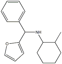 N-[furan-2-yl(phenyl)methyl]-2-methylcyclohexan-1-amine Struktur