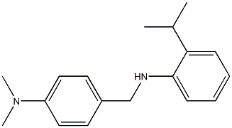 N-{[4-(dimethylamino)phenyl]methyl}-2-(propan-2-yl)aniline Struktur