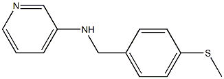 N-{[4-(methylsulfanyl)phenyl]methyl}pyridin-3-amine Struktur