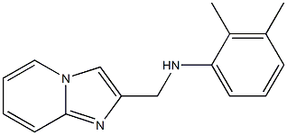 N-{imidazo[1,2-a]pyridin-2-ylmethyl}-2,3-dimethylaniline Struktur