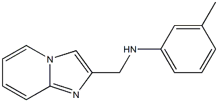 N-{imidazo[1,2-a]pyridin-2-ylmethyl}-3-methylaniline Struktur