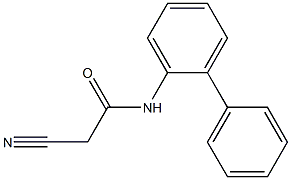 N-1,1'-biphenyl-2-yl-2-cyanoacetamide Struktur