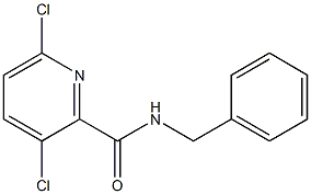 N-benzyl-3,6-dichloropyridine-2-carboxamide Struktur