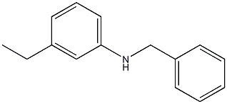 N-benzyl-3-ethylaniline Struktur