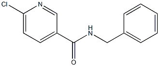 N-benzyl-6-chloropyridine-3-carboxamide Struktur