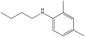 N-butyl-2,4-dimethylaniline Struktur