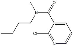 N-butyl-2-chloro-N-methylpyridine-3-carboxamide Struktur