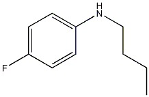 N-butyl-4-fluoroaniline Struktur