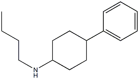 N-butyl-4-phenylcyclohexan-1-amine Struktur