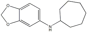 N-cycloheptyl-2H-1,3-benzodioxol-5-amine Struktur