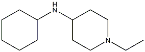 N-cyclohexyl-1-ethylpiperidin-4-amine Struktur