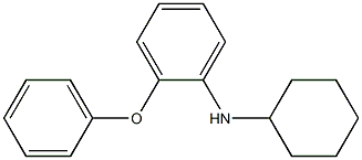 N-cyclohexyl-2-phenoxyaniline Struktur