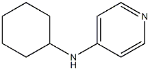 N-cyclohexylpyridin-4-amine Struktur